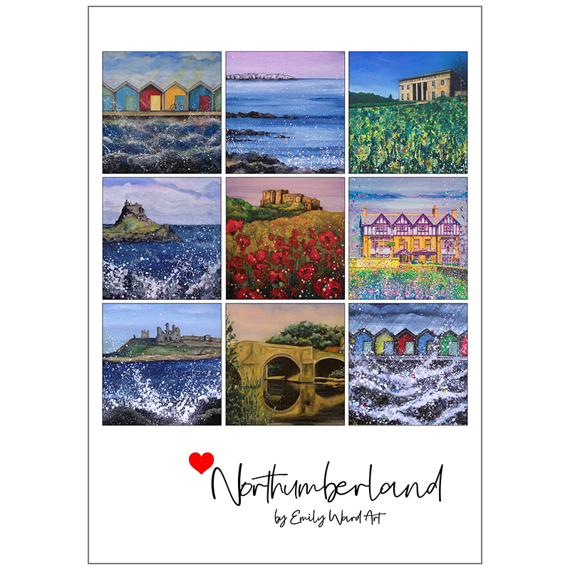 Poster Print Love Northumberland